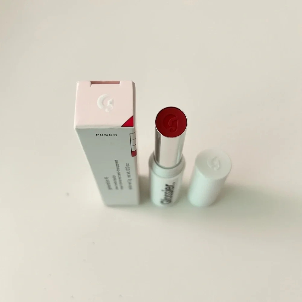 GLOSSIER Generation G Sheer Matte Lipstick in Punch 3 g Full Size - Picture 3 of 12
